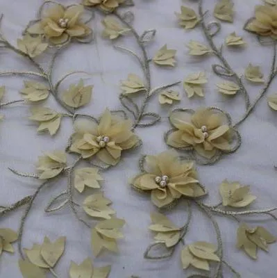 3D Floral Bridal Lace