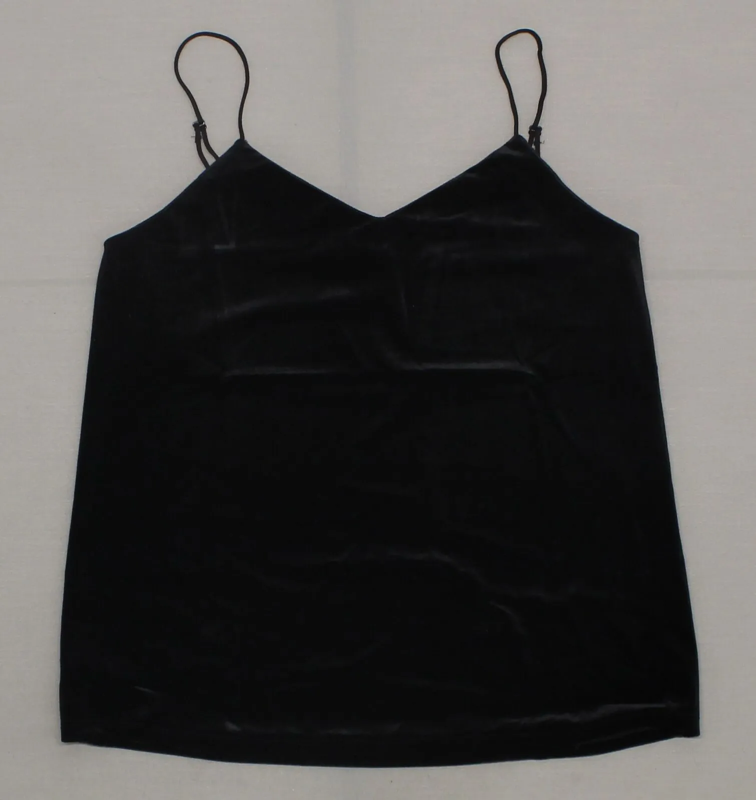 A New Day Women's Adjustable Strap V-Neck Velour Cami Camisole Tank Top