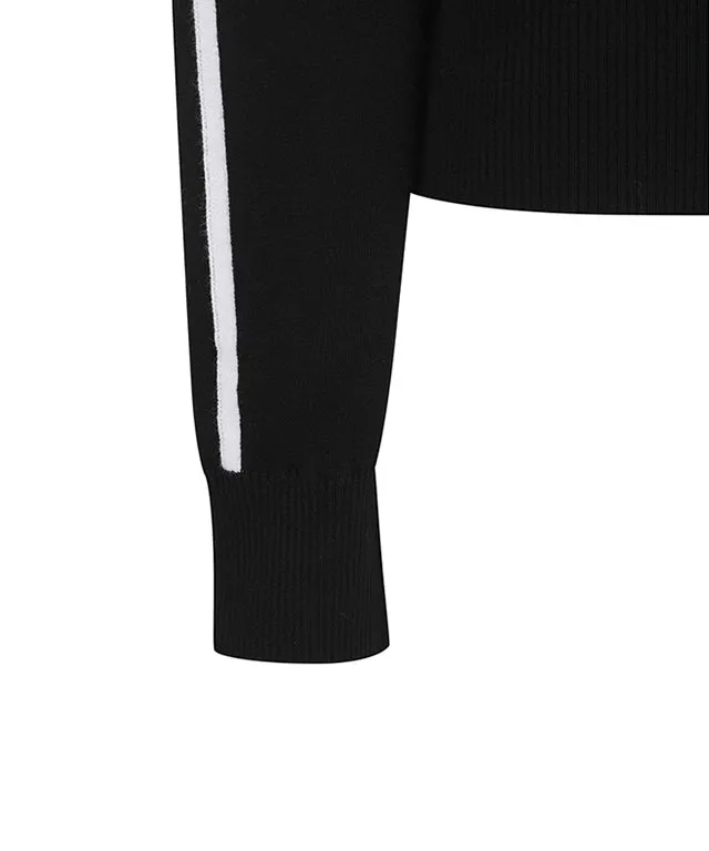 ANEW Golf: Women High Neck Zip - Black