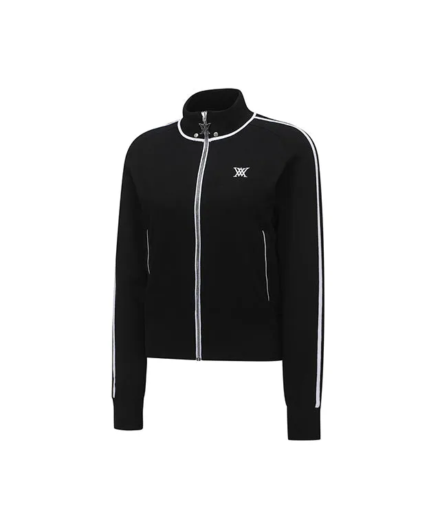 ANEW Golf: Women High Neck Zip - Black