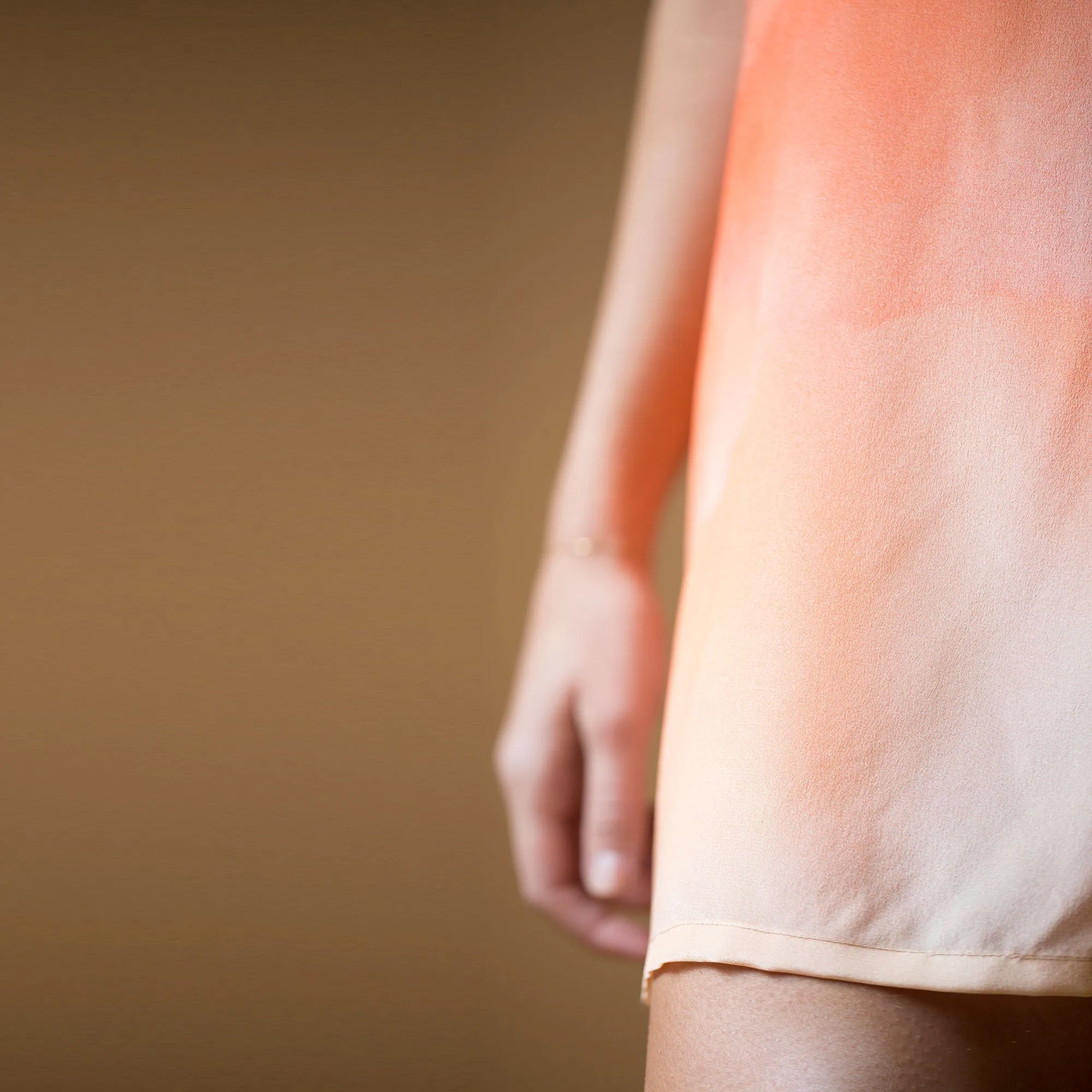 Asymmetric Silk Kaftan
