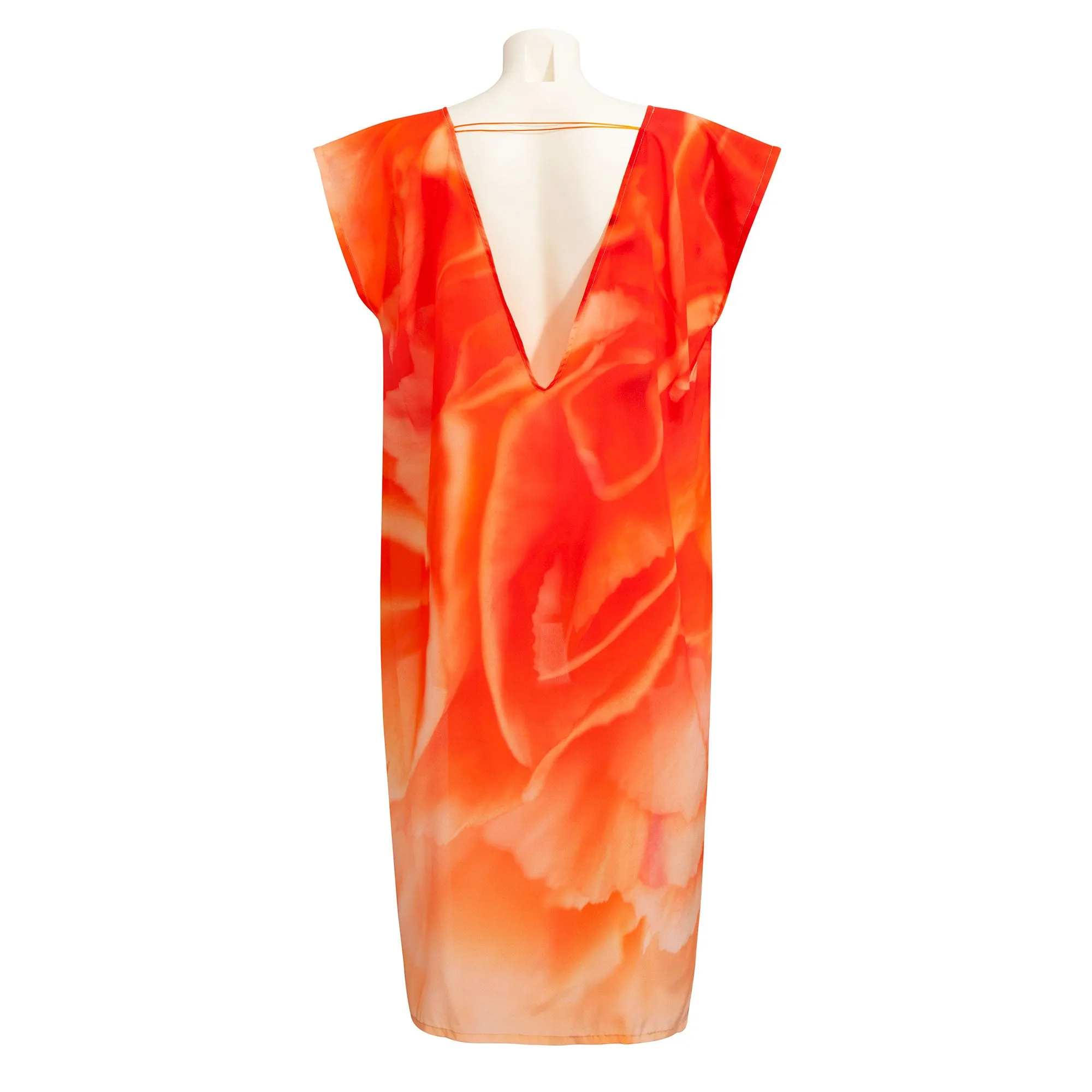 Asymmetric Silk Kaftan