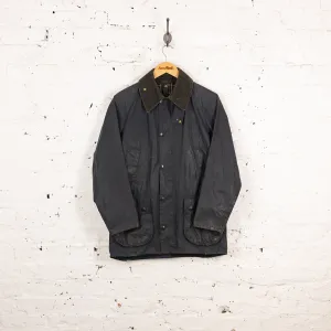 Barbour Bedale Wax Jacket - Blue - XXS