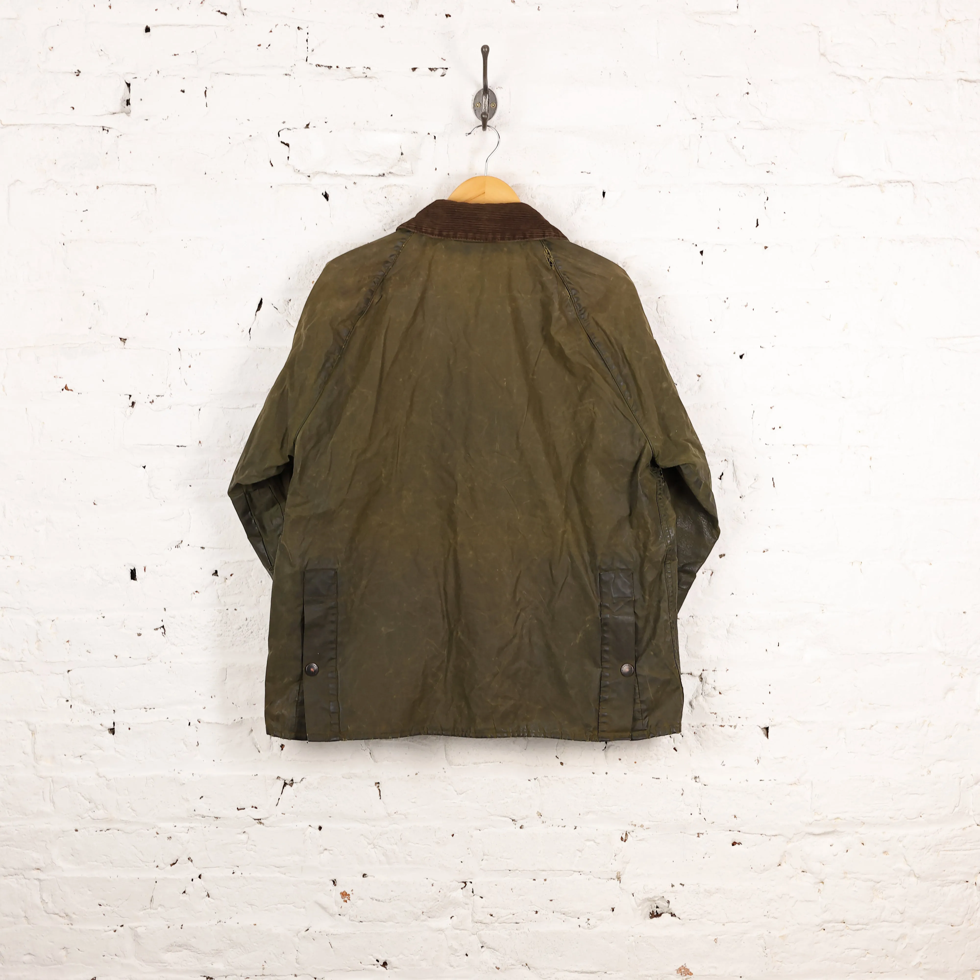 Barbour Bedale Wax Jacket - Green - M