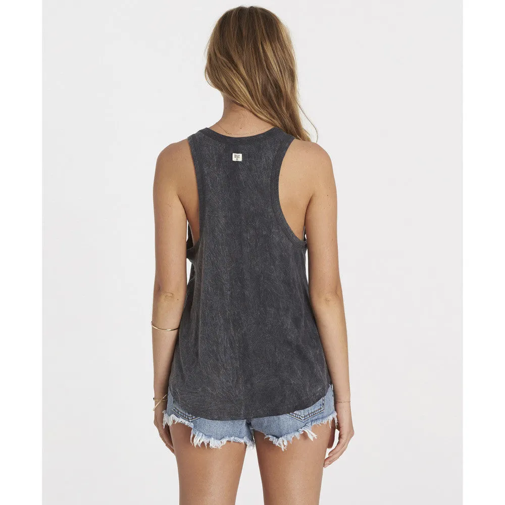 Billabong Women's Seeing Stars Tank Top | Rose Dust | Off Black