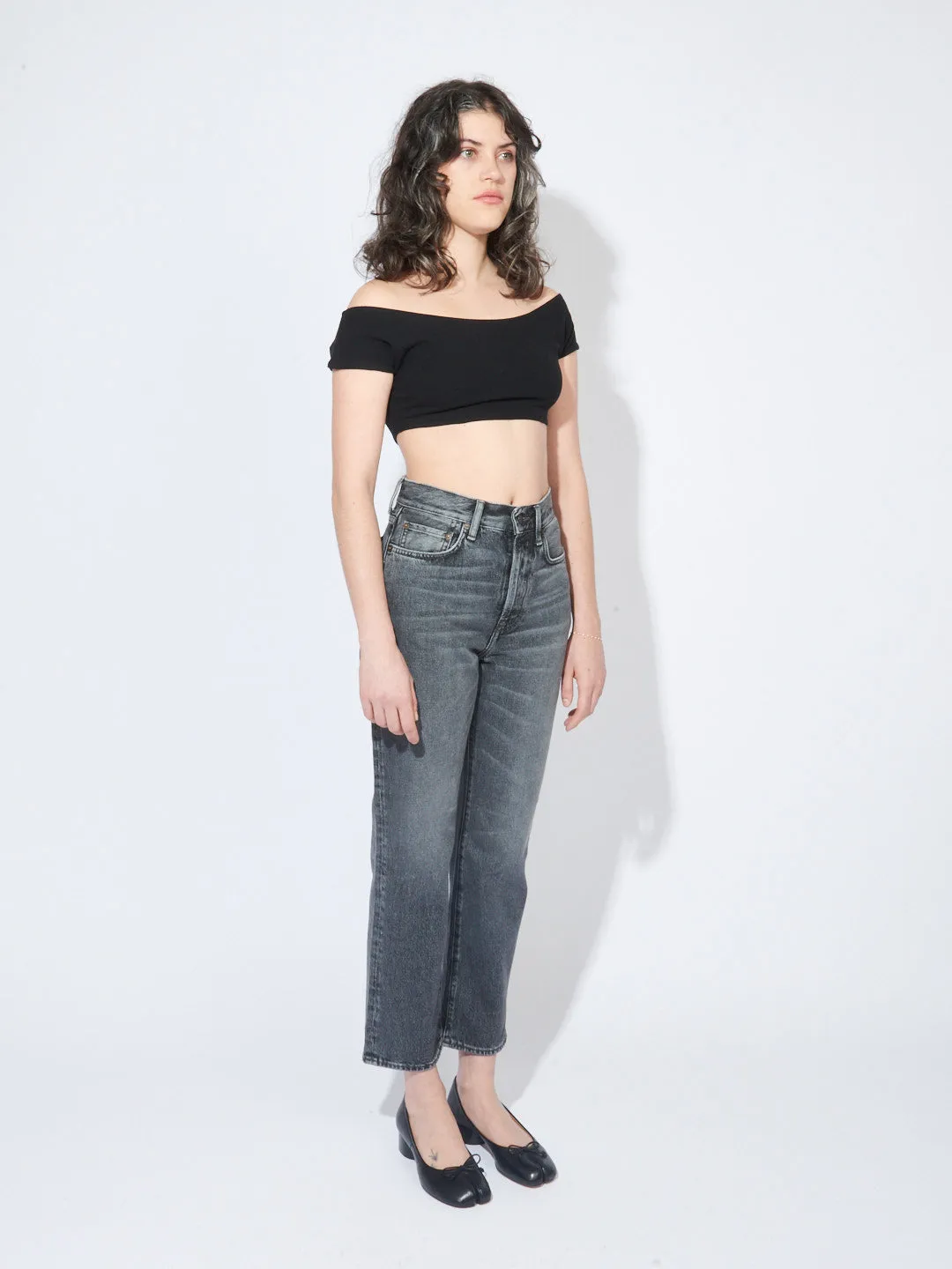 Black Salinas Crop Top
