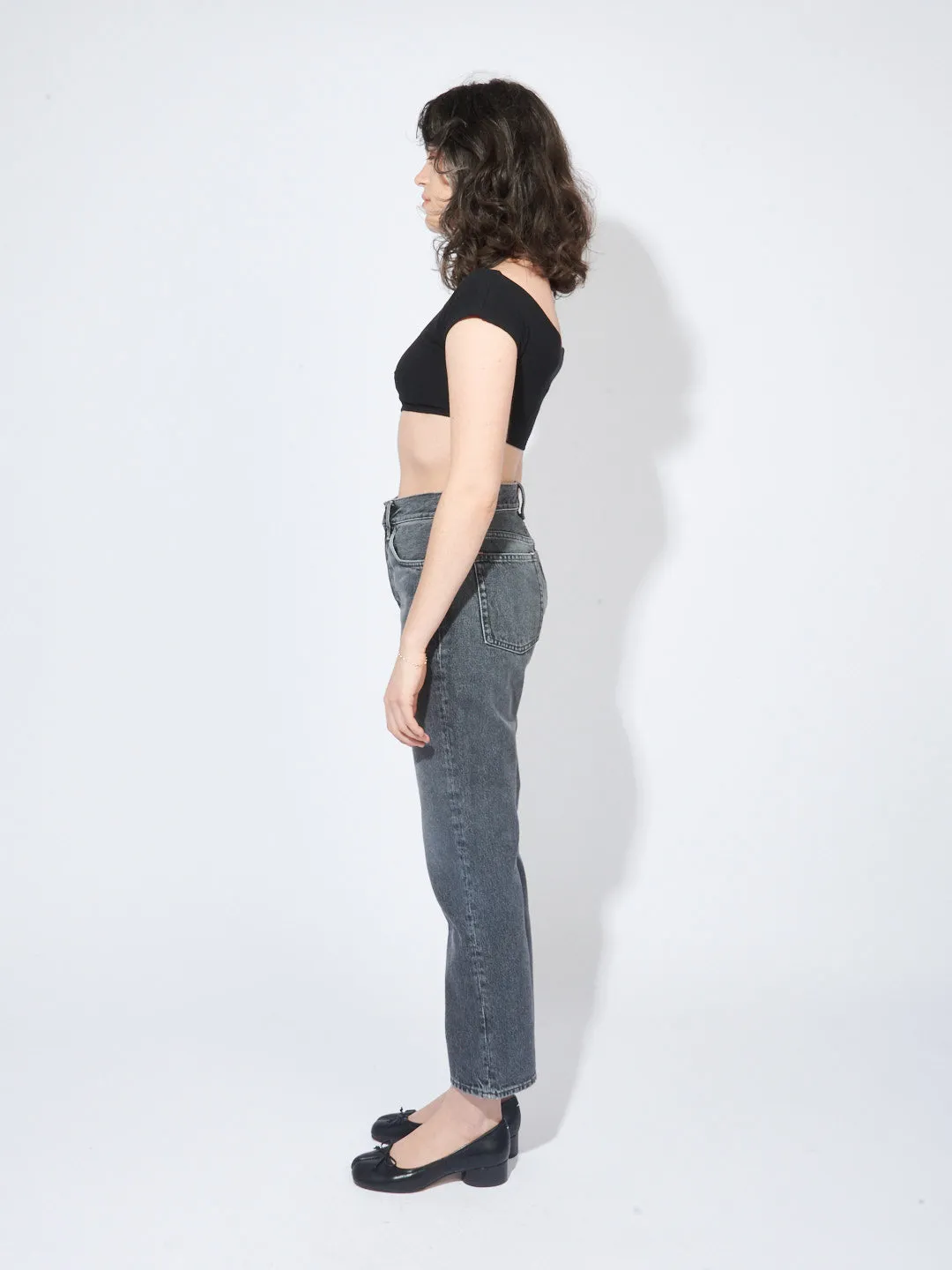 Black Salinas Crop Top
