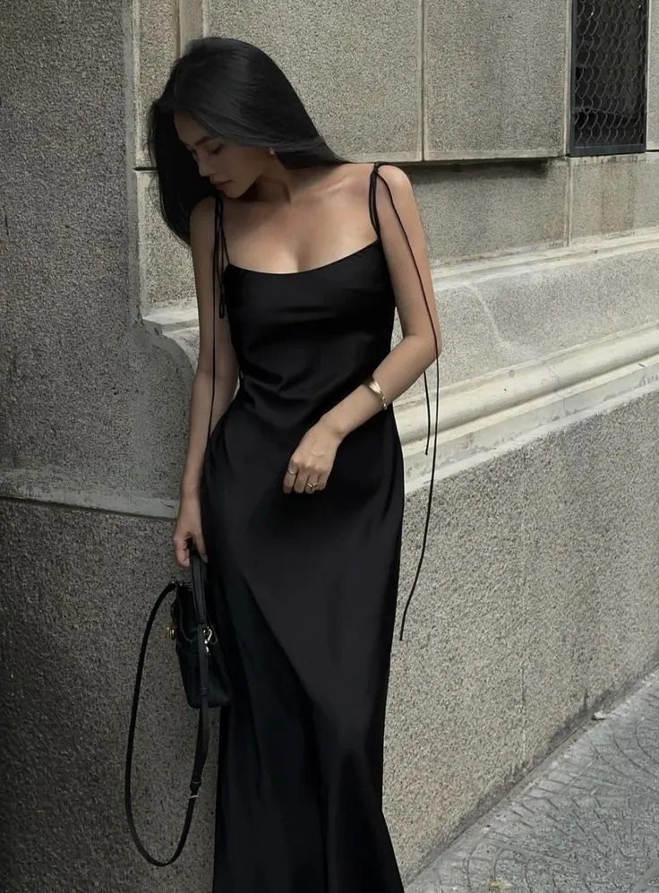 Black Simple Evening Gowns, Party Prom Dress    fg7466