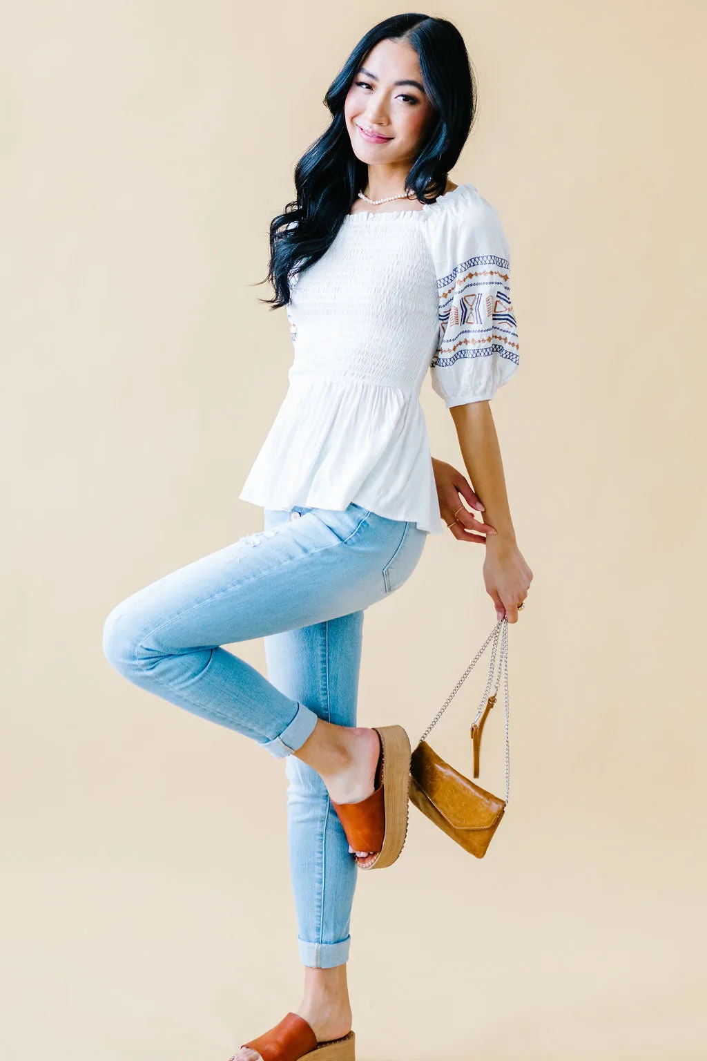 Boho Babe Peplum Top