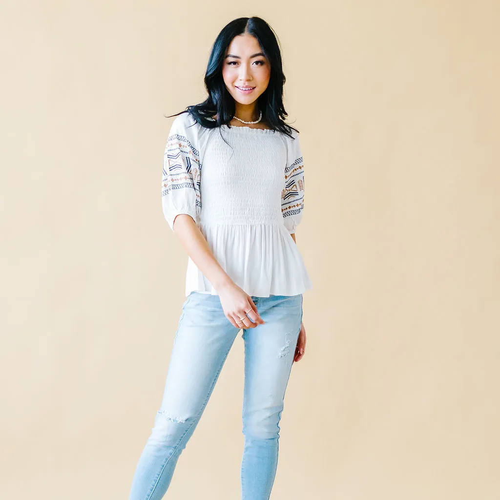 Boho Babe Peplum Top