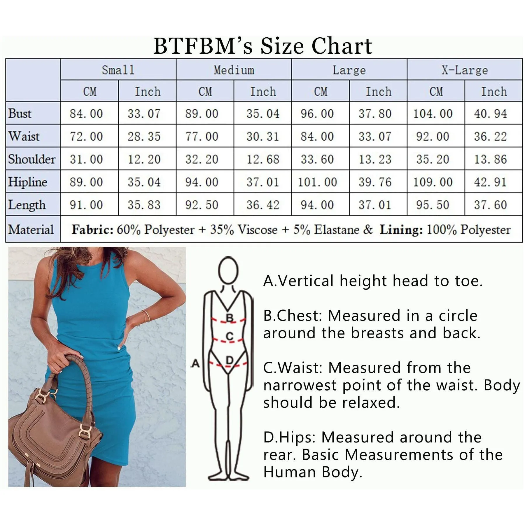 BTFBM Women 2023 Summer Sleeveless Tank Dresses Crew Neck Slim Fit Short Casual Ruched Bodycon Party Club Mini Dress