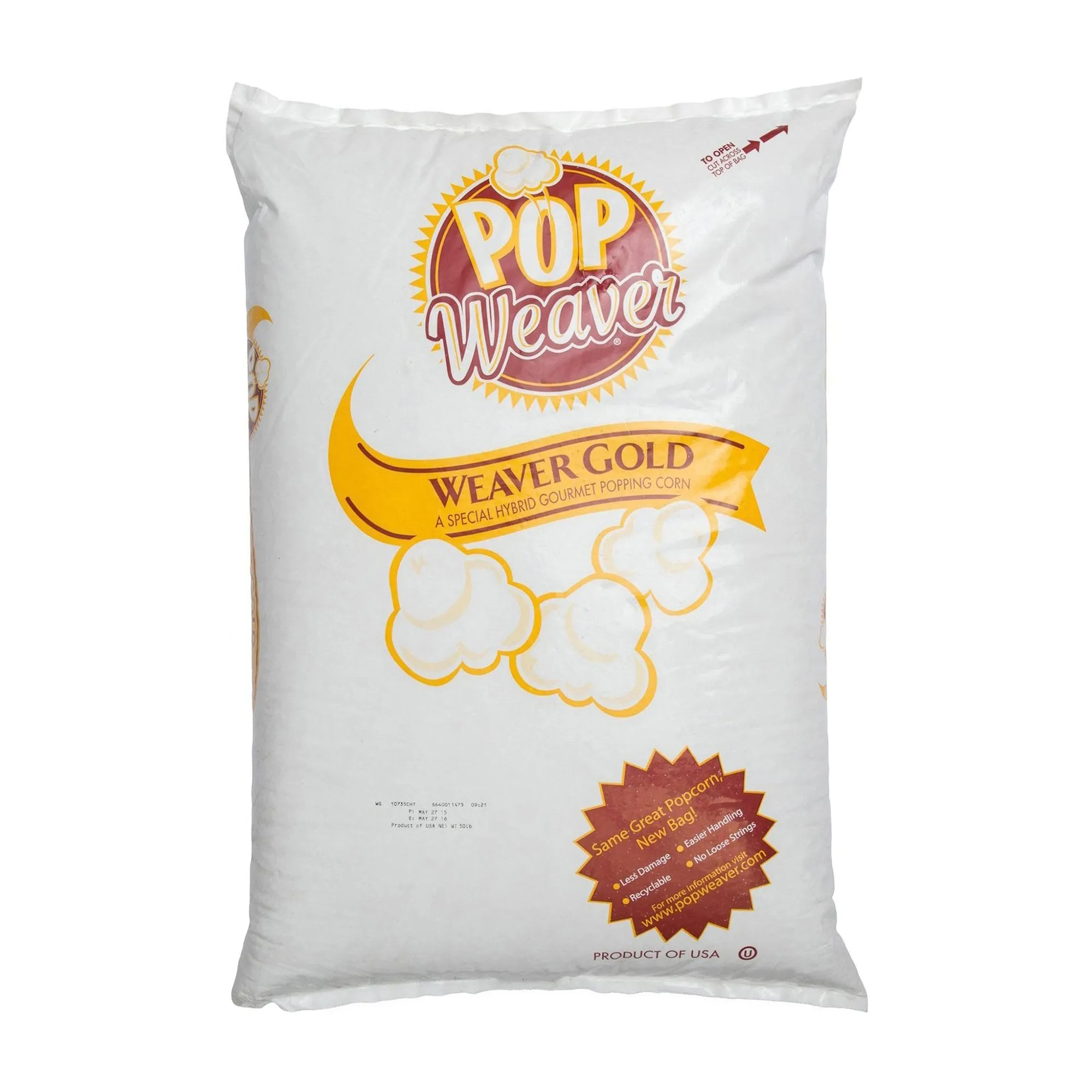 Butterfly Popcorn Kernels 22.7kg