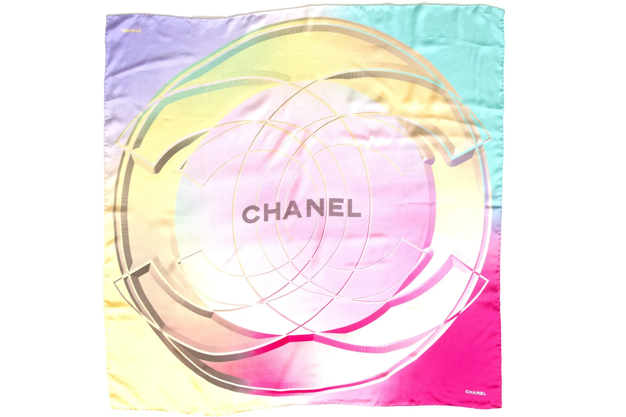 Chanel CC Silk Scarf