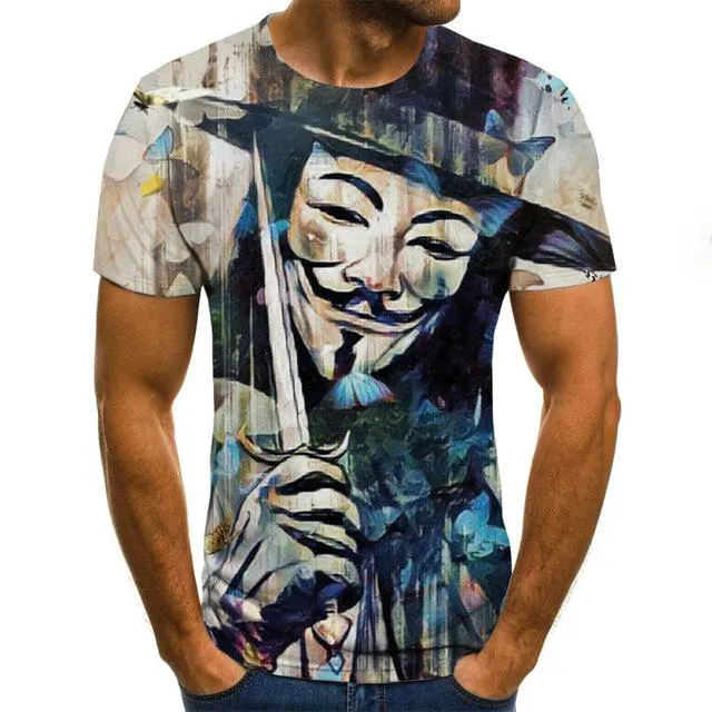 Clown 3D Printed T Shirt