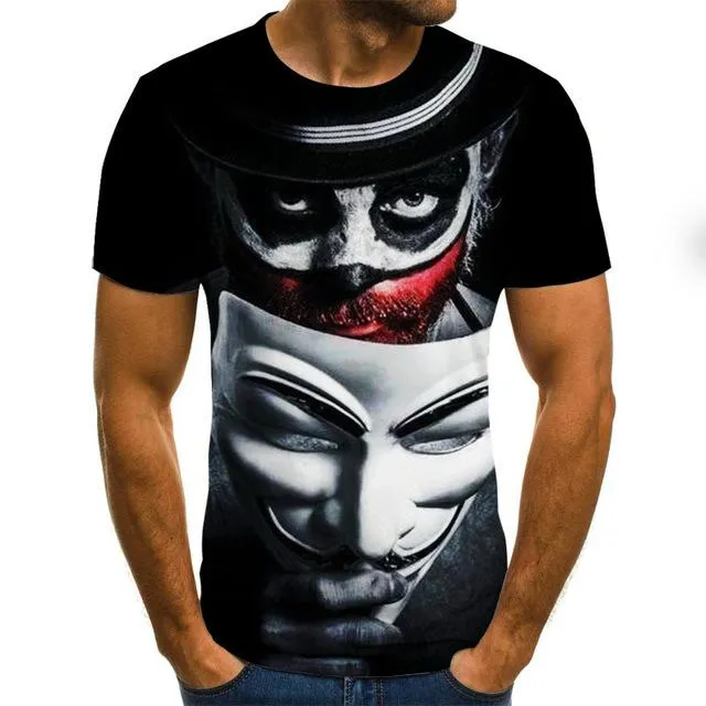 Clown 3D Printed T Shirt