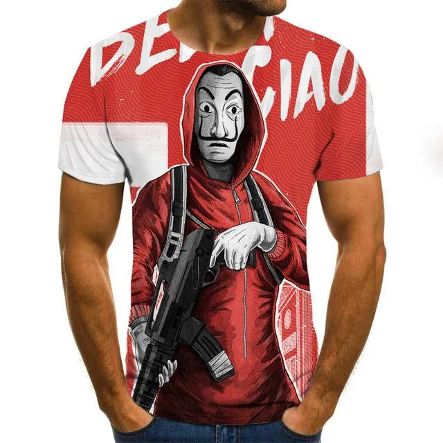 Clown 3D Printed T Shirt