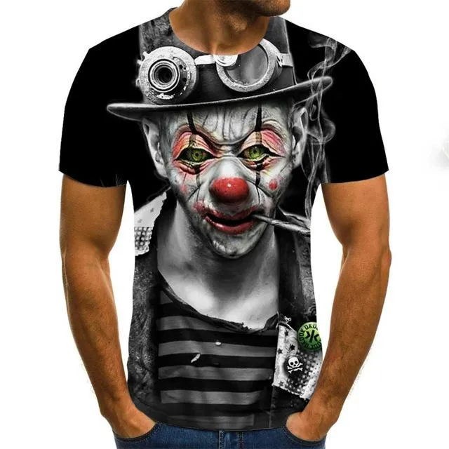 Clown 3D Printed T Shirt