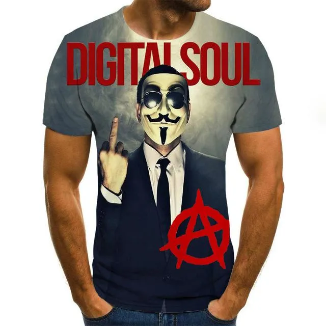 Clown 3D Printed T Shirt