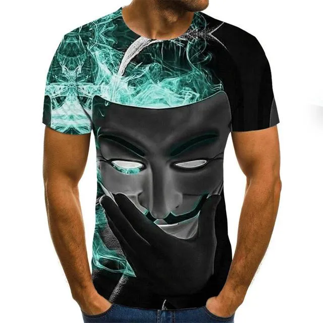 Clown 3D Printed T Shirt