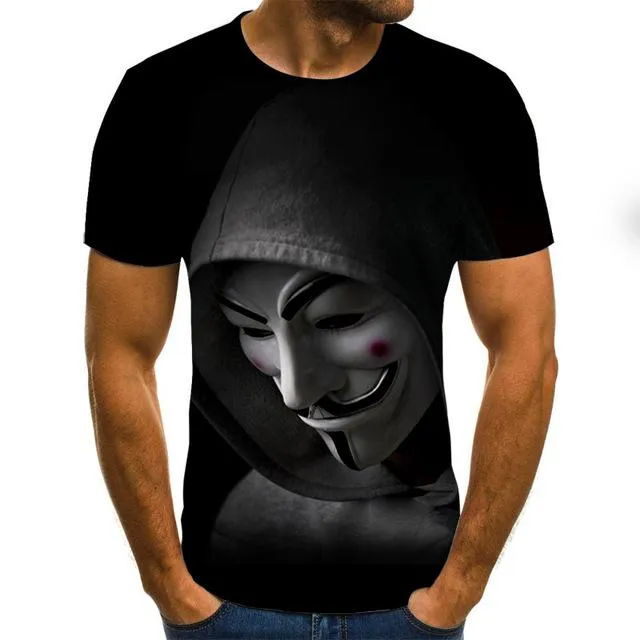 Clown 3D Printed T Shirt