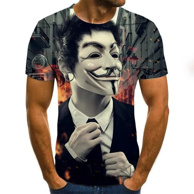 Clown 3D Printed T Shirt