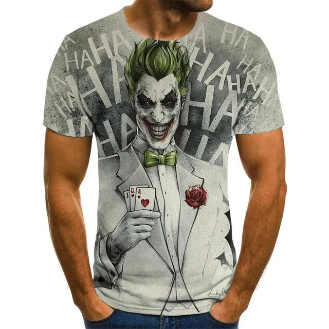 Clown 3D Printed T Shirt