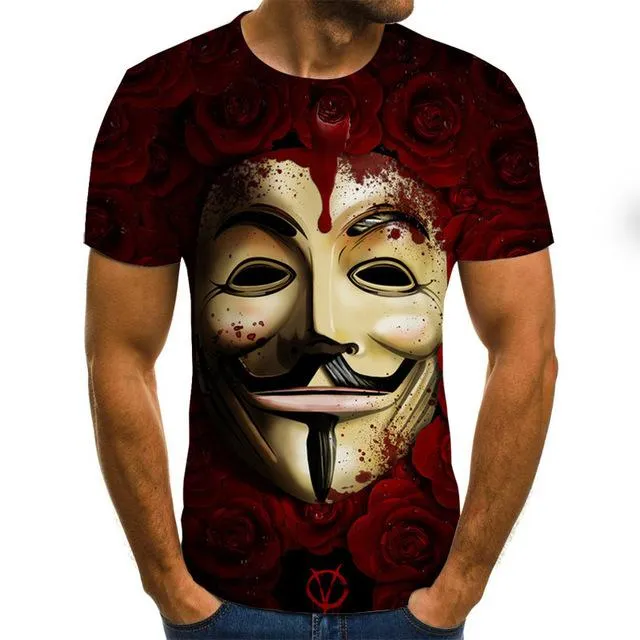 Clown 3D Printed T Shirt