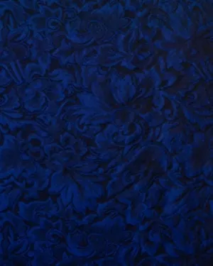 CLSCRFBAROQUE--Indigo Scarf Silk Baroque - 34"