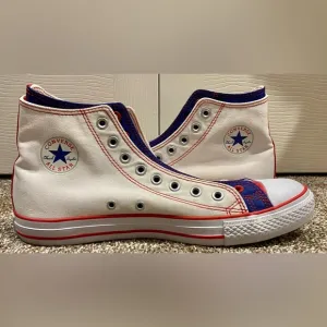 Converse Chuck Taylor All Star High Tops Mens 10.5 Womens 12 Kansas KU Jayhawks