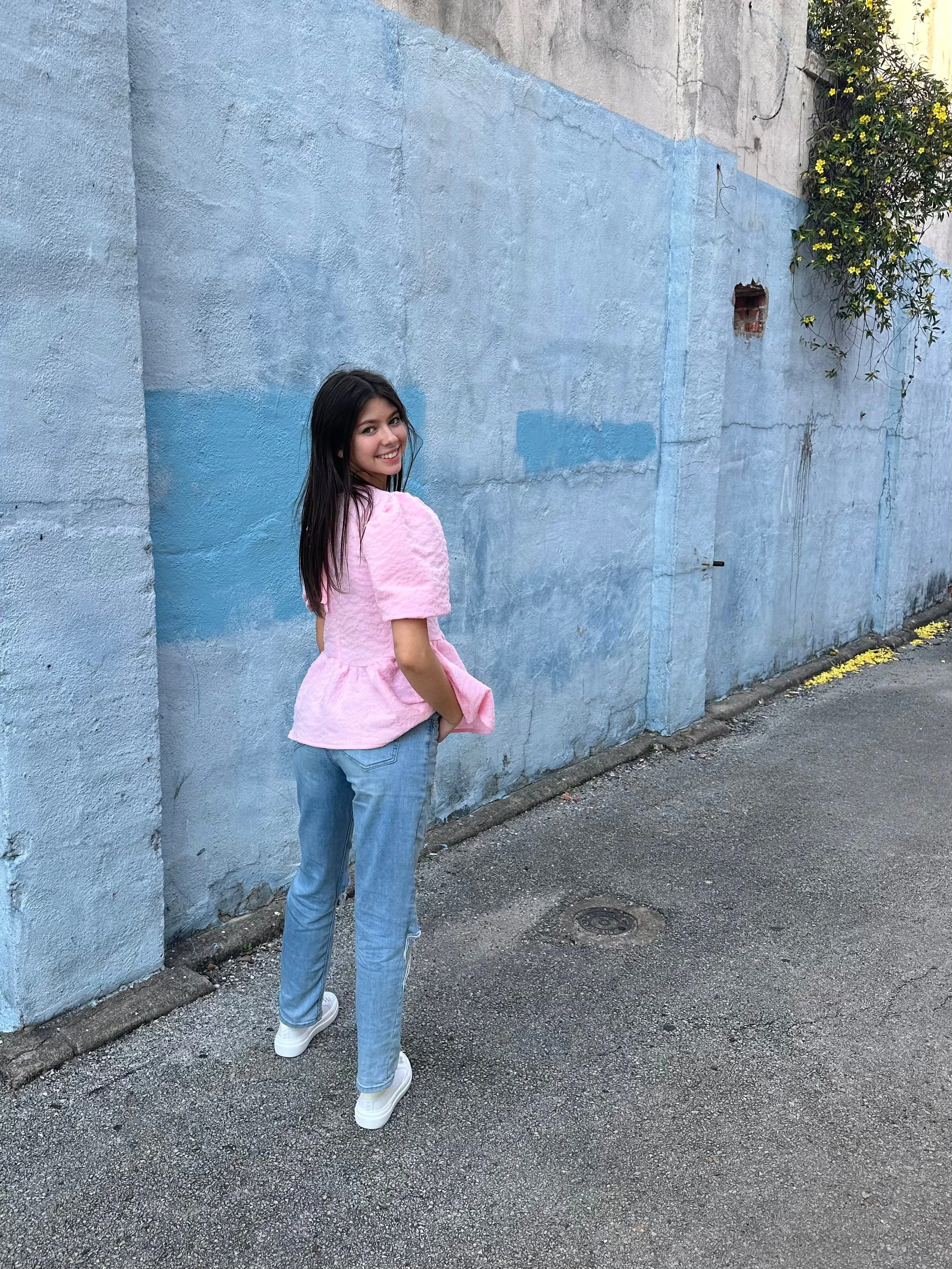 Cotton Candy Top: Baby Pink
