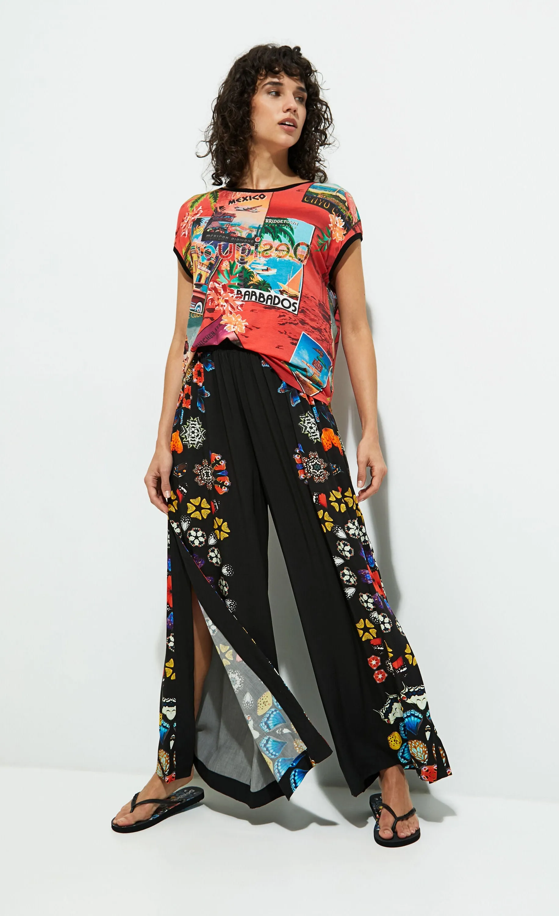 Desigual Postcards Short Sleeve T-Shirt