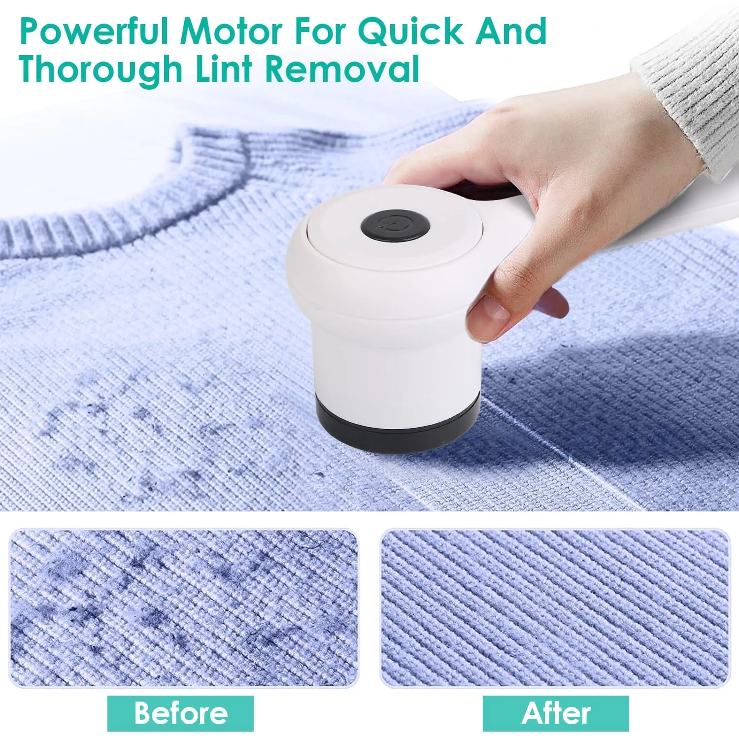 Electric Fuzz Pilling Trimmer Sweater Shaver with Detachable Handle