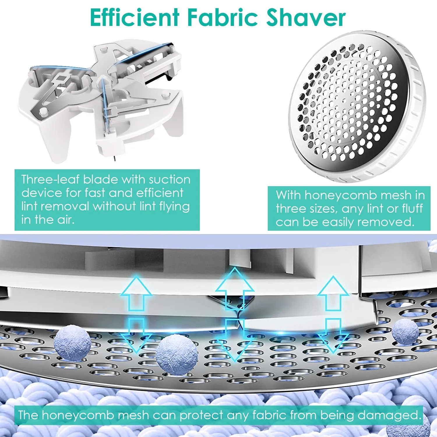 Electric Lint Shaver USB Rechargeable Fabric Clothes Lint Fluff Remover