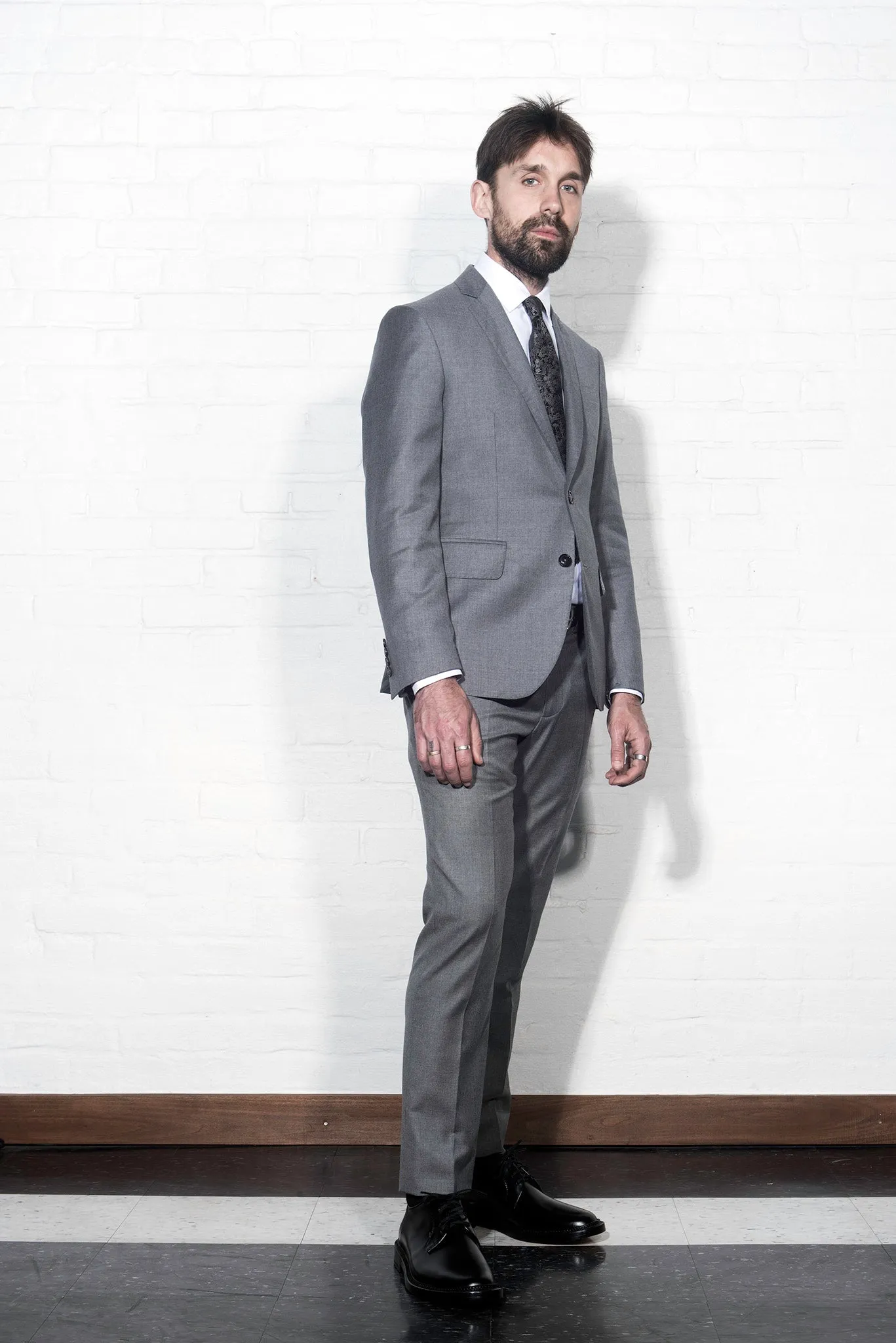 FINAL SALE: 2020 Version BKT50 Tailored Jacket in Super 110s Twill - Dove Gray