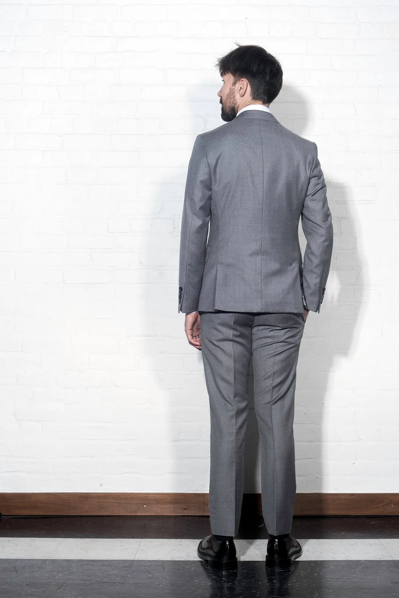 FINAL SALE: 2020 Version BKT50 Tailored Jacket in Super 110s Twill - Dove Gray
