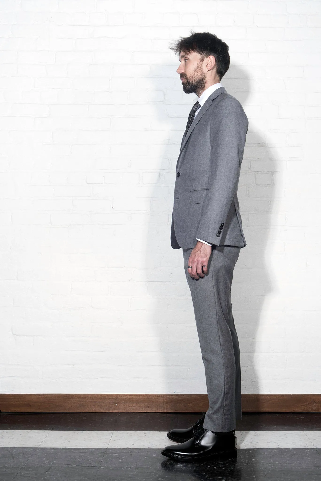 FINAL SALE: 2020 Version BKT50 Tailored Jacket in Super 110s Twill - Dove Gray