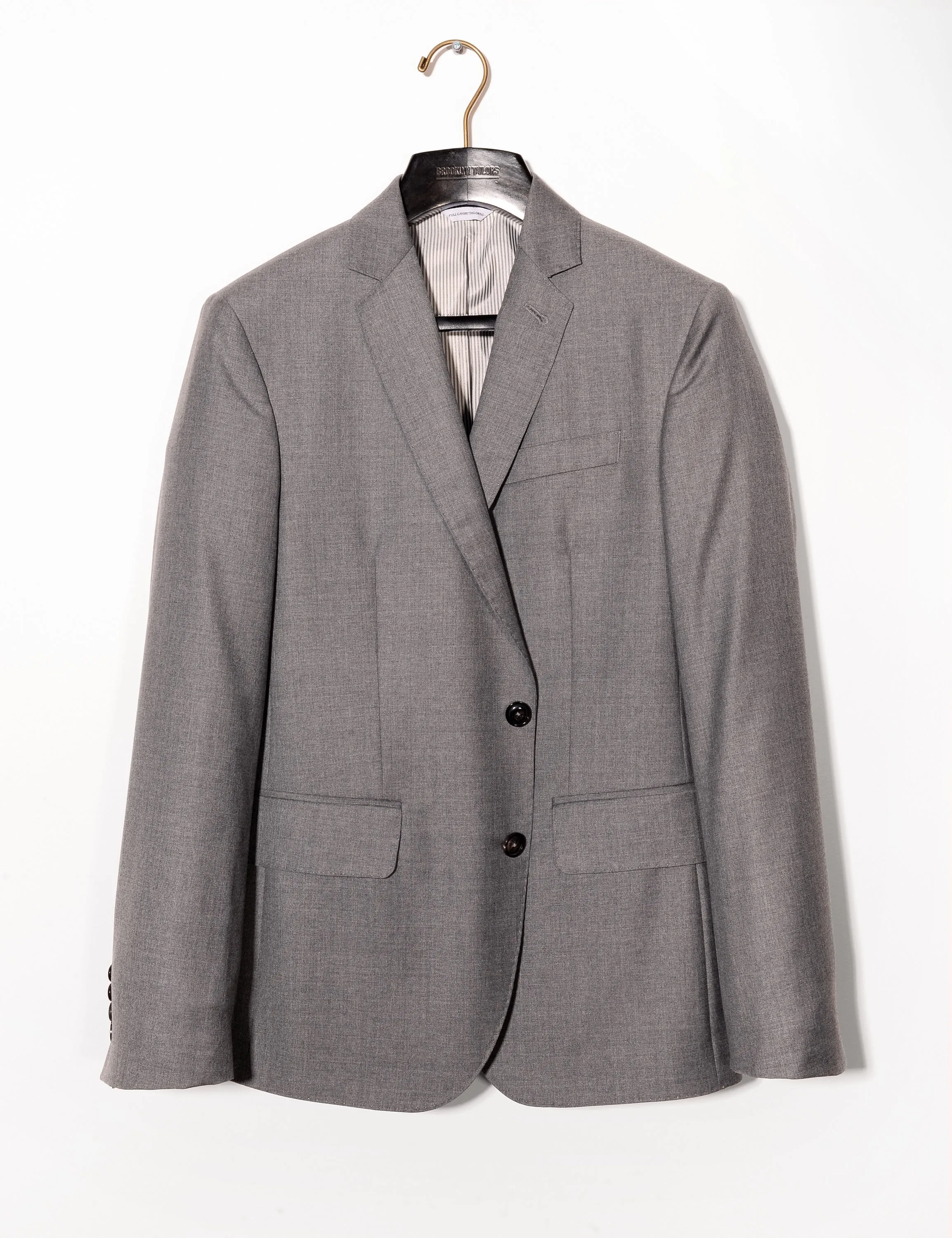 FINAL SALE: 2020 Version BKT50 Tailored Jacket in Super 110s Twill - Dove Gray