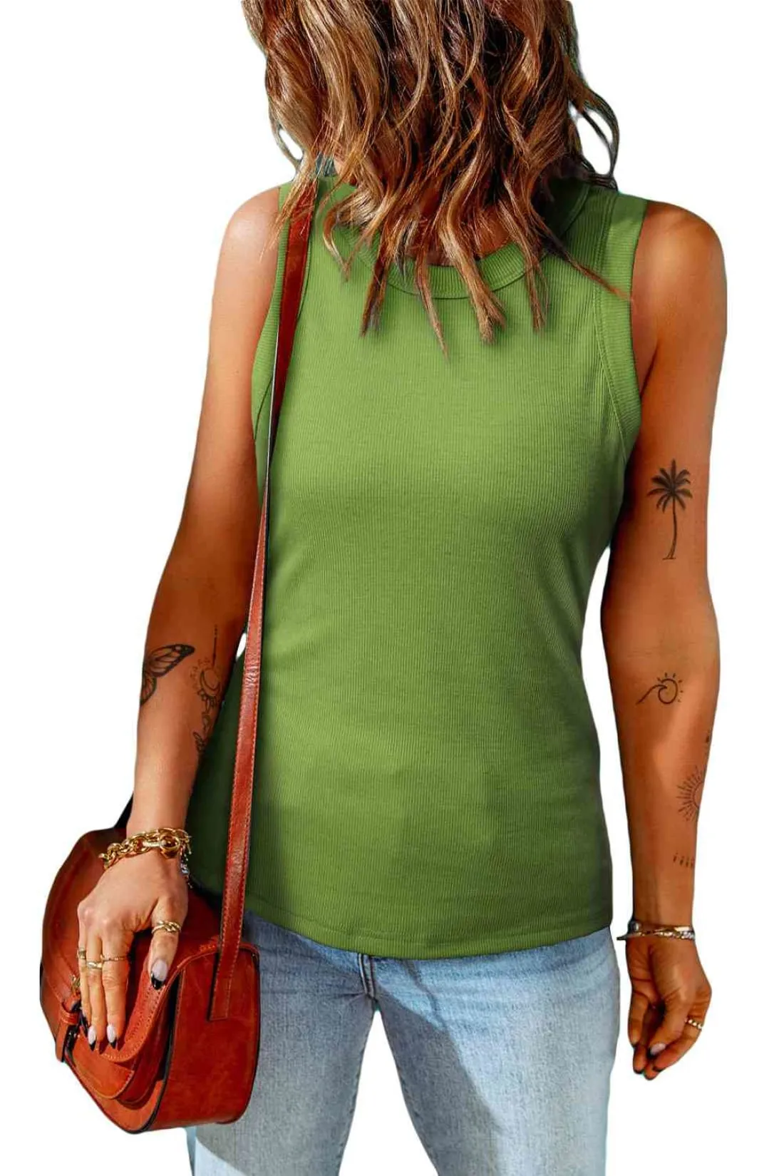 Fitted High-Neck Tank