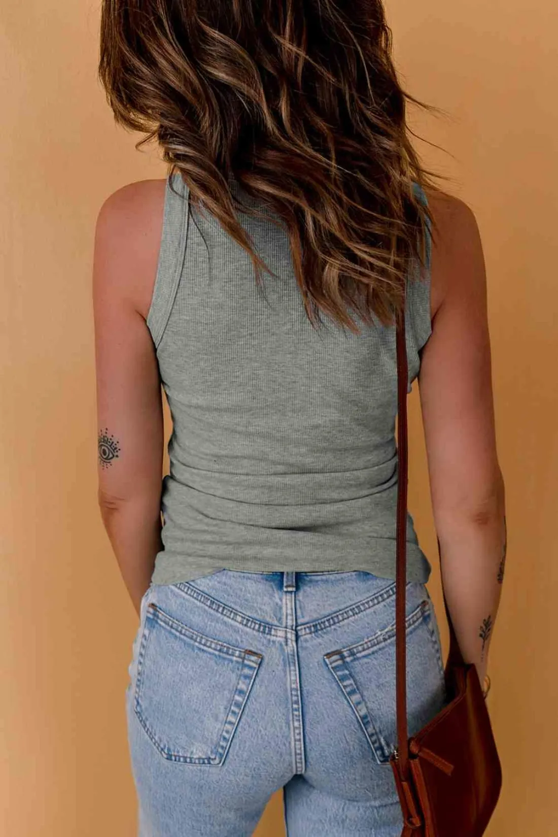 Fitted High-Neck Tank