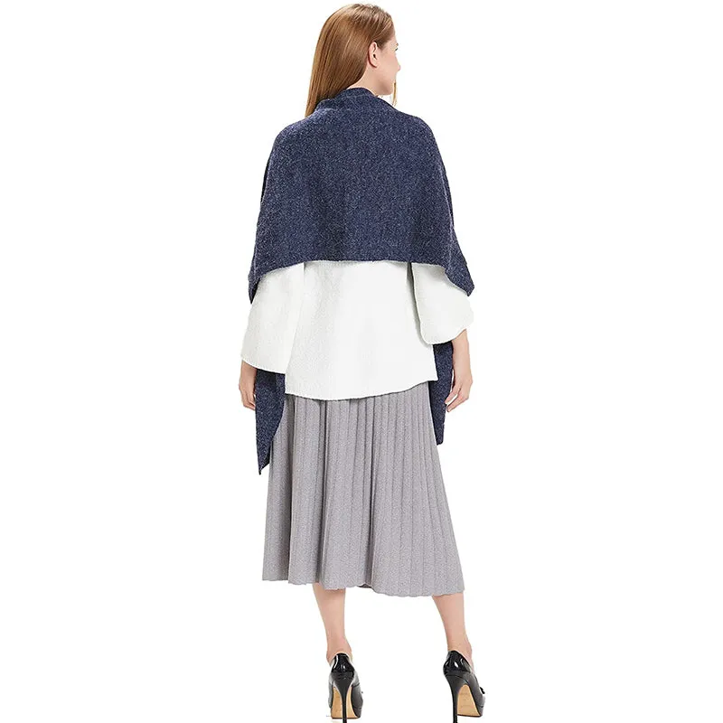 HANERDUN Women Warm Pashmina Shawl Wrap Winter Soft Cashmere Scarf with Pockets