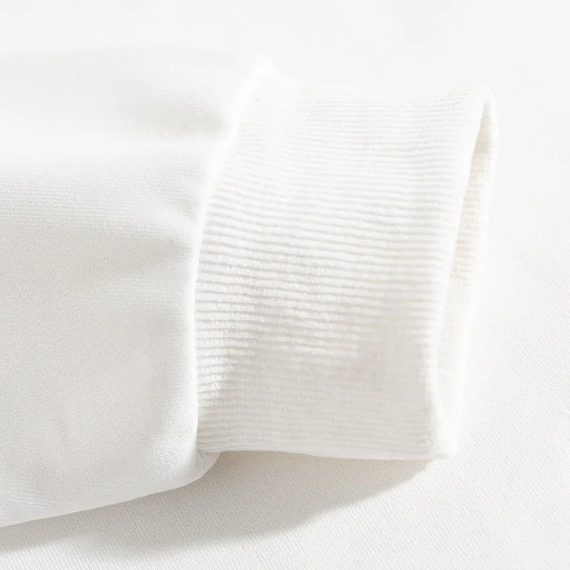 Hello Christmas O-Neck White Sweater Z