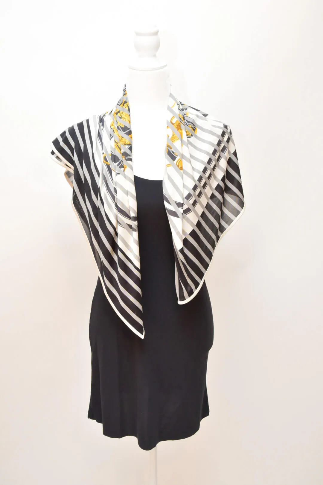 Hermes Brides De Gala Black and Grey