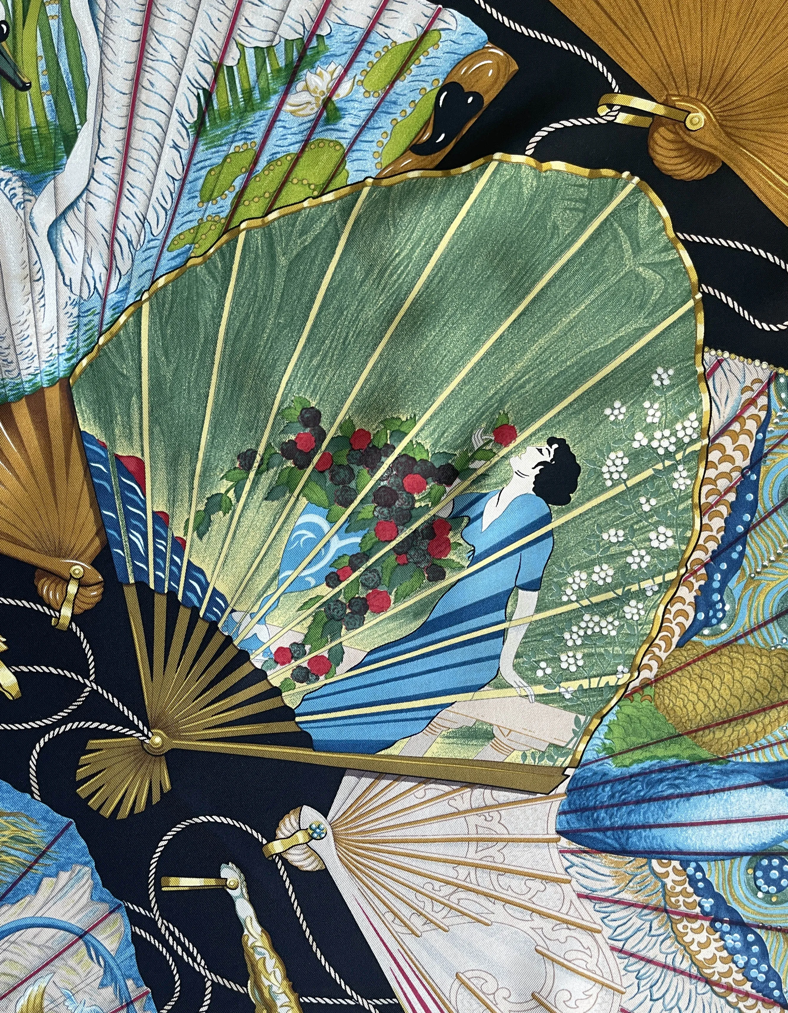 Hermes Brise de Charme 90cm Silk Scarf
