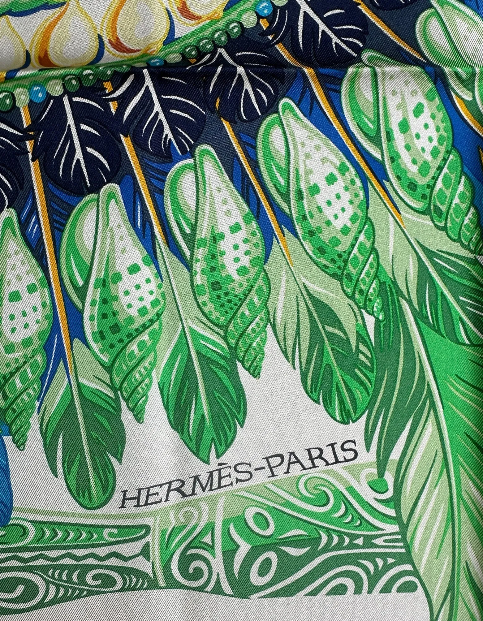 Hermes NEW Danse Pacifique 90cm Silk Scarf