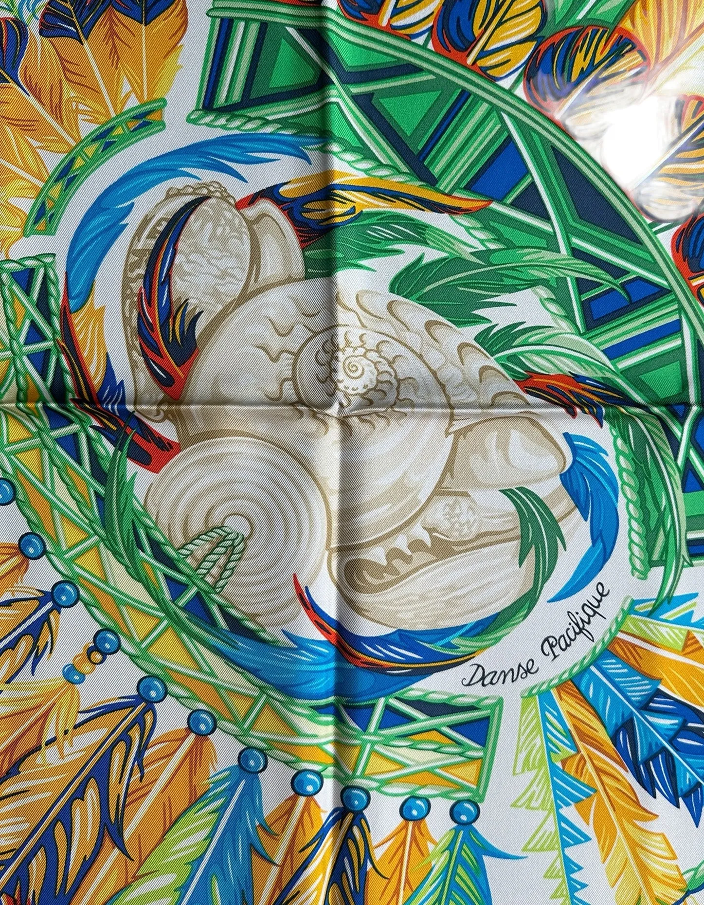 Hermes NEW Danse Pacifique 90cm Silk Scarf