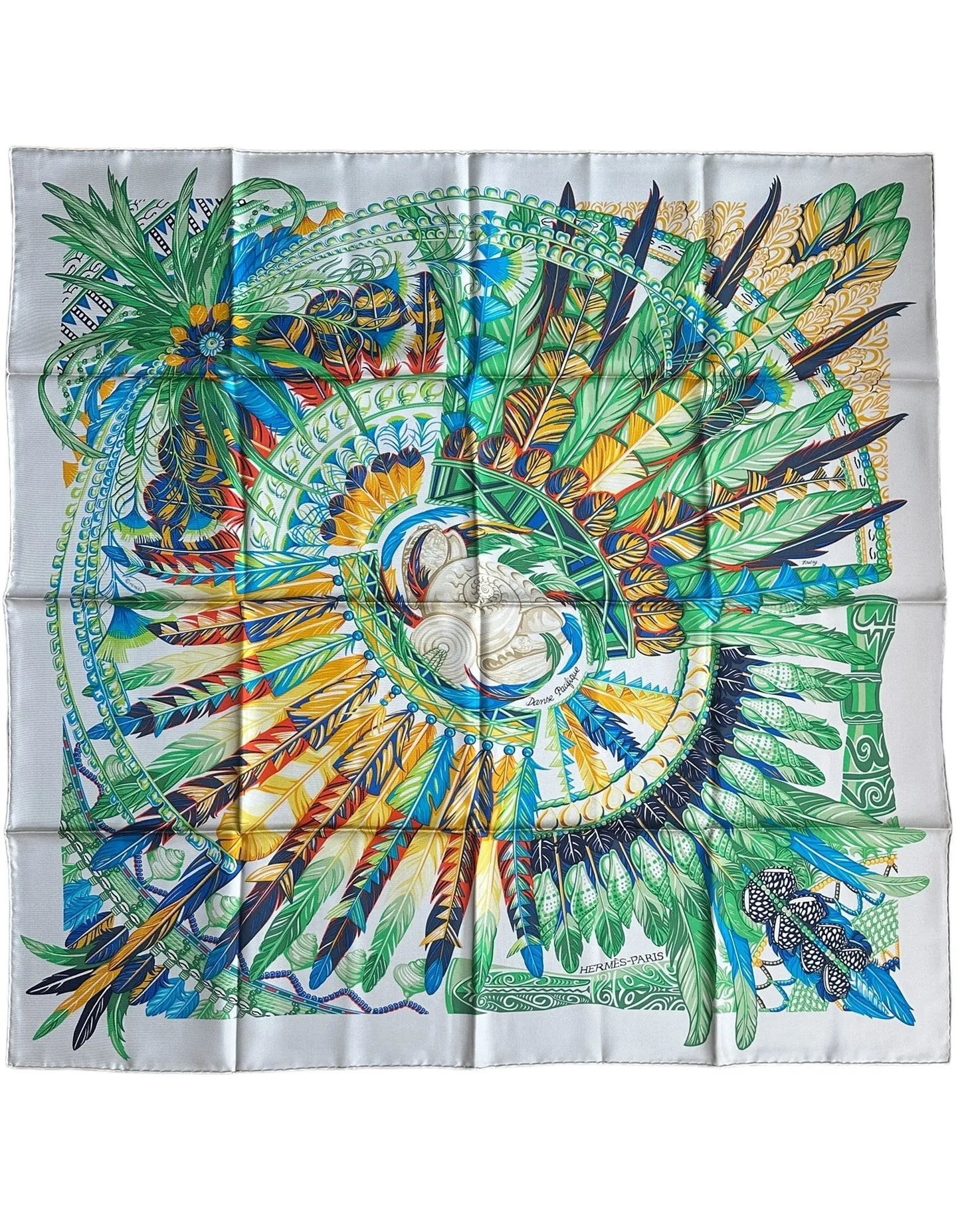 Hermes NEW Danse Pacifique 90cm Silk Scarf