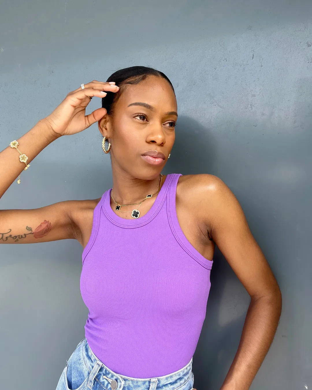 High Neck Tank Top