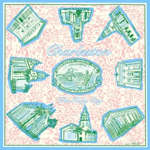 Holy City Scarf- Ivory or Pink