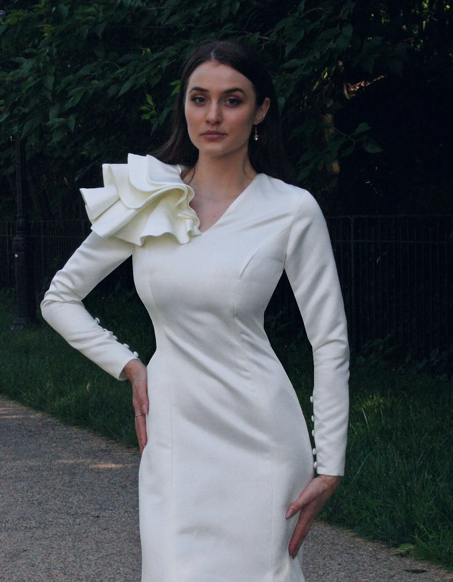 Honour - Long Sleeves Wedding Dress