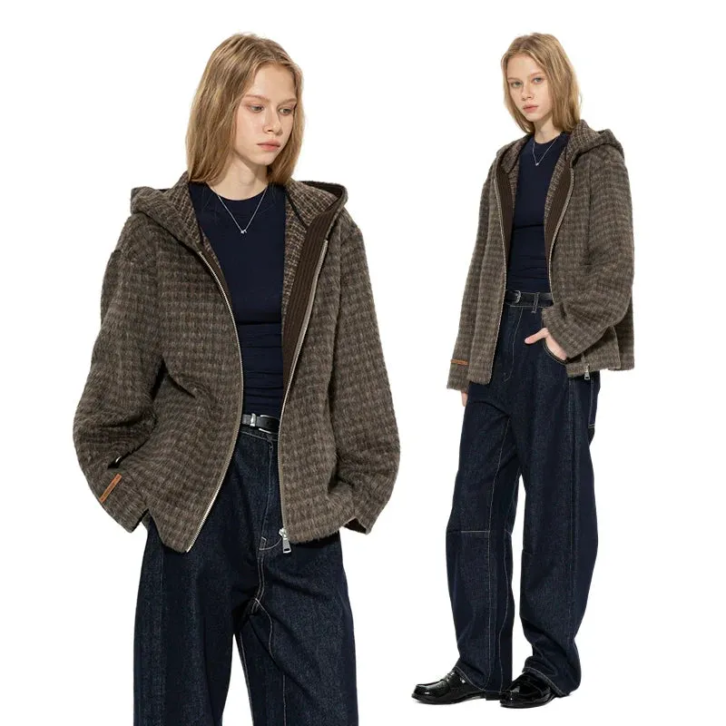 Hooded Woolen Coat